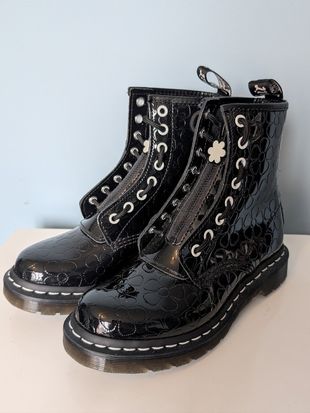 Dr Martens Embossed Patent 1460 Boots